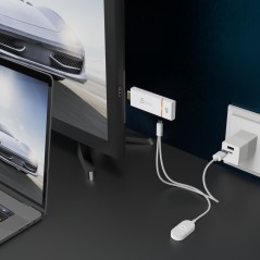 j5create Screencast 4K Wireless - Experience Brilliant Streaming and Presentation Flexibility with JVAW76-N